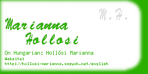 marianna hollosi business card